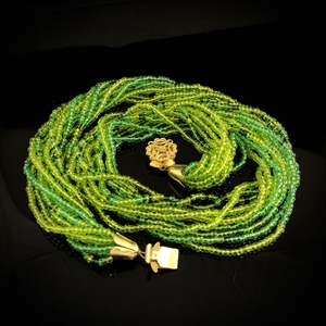 Бусы из чешского бисера, 2024 г , Россия , ручная работа 001987 - фото 22773