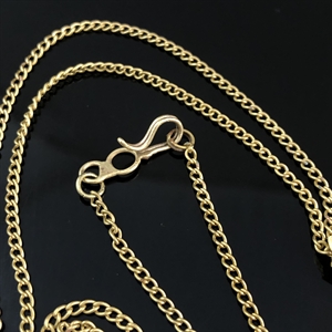 Чешский кулон на цепочке «Цитрин», 1970-е гг. 001995 - фото 22897