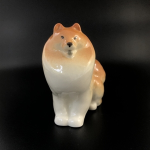 Статуэтка ЛФЗ «Шпиц», фарфор, СССР, 1960-е гг. 002001 - фото 23048