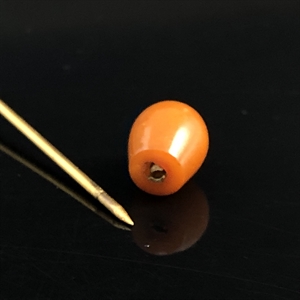 Шляпная булавка с прессованным янтарем, СССР, 1980-е гг 002003 - фото 23080