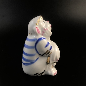 Статуэтка «Обезьянка в тельняшке», Дулёво, фарфор, Россия, 1991-й г. 002006 - фото 23122