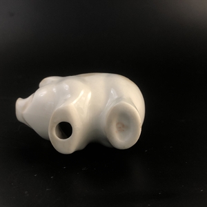 Статуэтка «Свинка», фарфор, ЛФЗ, СССР, 1980-е гг. 002007 - фото 23139