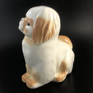 Статуэтка «Пекинес», фарфор, ЛФЗ, СССР, 1970-е гг. 002008 - фото 23147