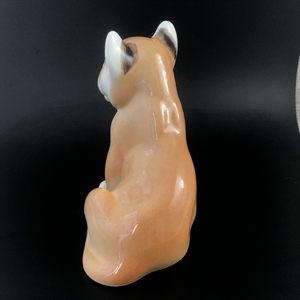 Статуэтка «Львенок», фарфор, СССР, ЛФЗ, 1980-е гг. 002010 - фото 23174