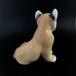 Статуэтка «Львенок», фарфор, СССР, ЛФЗ, 1980-е гг. 002011 - фото 23186