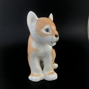 Статуэтка «Львенок», фарфор, СССР, ЛФЗ, 1980-е гг. 002011 - фото 23187