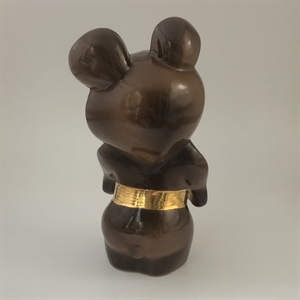 Статуэтка «Олимпийский мишка», Хайтинский фарфоровый завод, фарфор, СССР, 1979 год 002013 - фото 23217