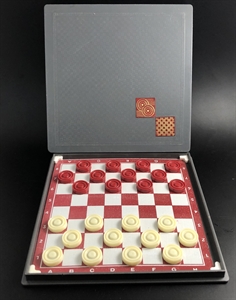 Шашки, СССР, дорожный набор на магнитах, 1980-е гг. 002014 - фото 23233
