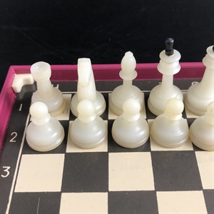 Шахматы, дорожный набор на магнитах,  СССР, 1980-е гг. 002017 - фото 23299