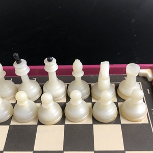 Шахматы, дорожный набор на магнитах,  СССР, 1980-е гг. 002017 - фото 23300