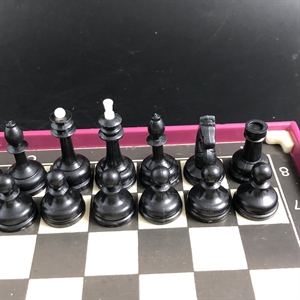 Шахматы, дорожный набор на магнитах,  СССР, 1980-е гг. 002017 - фото 23302