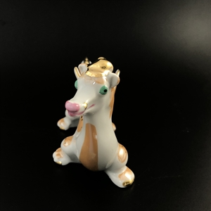 Статуэтка «Дракон», Дулёво, фарфор, СССР, 1987 г. 002018 - фото 23323