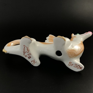 Статуэтка «Дракон», Дулёво, фарфор, СССР, 1987 г. 002018 - фото 23328