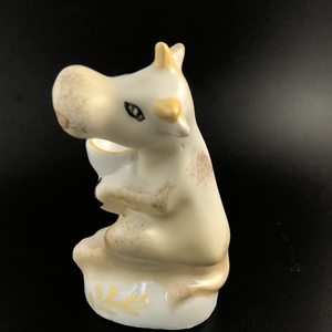 Статуэтка «Поющая корова», Дулёво, фарфор, Россия, 1996 год 002019 - фото 23337