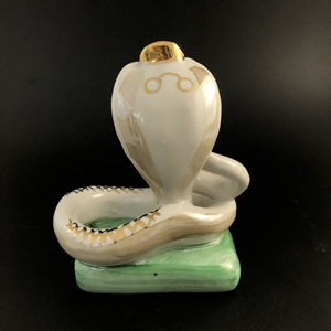 Статуэтка «Змея», Дулёво, фарфор, Россия, 2000-й год 002020 - фото 23352