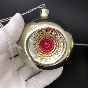 Набор советских ёлочных игрушек «Прожектор», СССР, 1970 гг 002024 - фото 23408