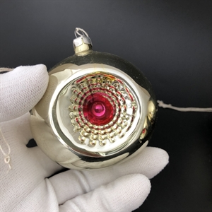 Набор советских ёлочных игрушек «Прожектор», СССР, 1970 гг 002024 - фото 23410