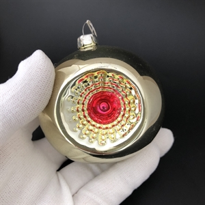 Набор советских ёлочных игрушек «Прожектор», СССР, 1970 гг 002024 - фото 23414