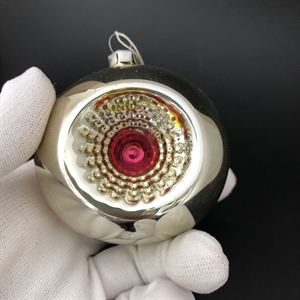 Набор советских ёлочных игрушек «Прожектор», СССР, 1970 гг 002024 - фото 23415