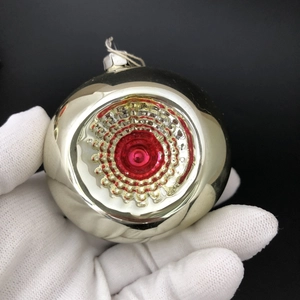 Набор советских ёлочных игрушек «Прожектор», СССР, 1970 гг 002024