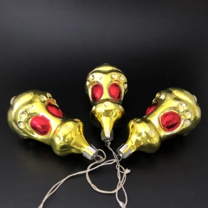 Набор советских ёлочных игрушек «Фонарик», СССР, 1980 гг 002025