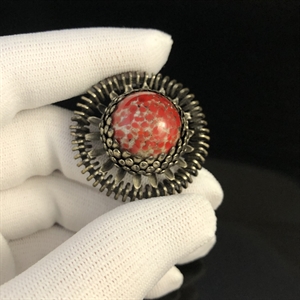 Винтажная чешская брошь «Артишок», 1950-е гг. 002029 - фото 23497