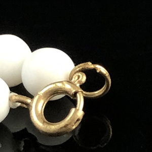 Трехрядное чешское колье из сатинового стекла, Чехословакия 1970-е гг. 002038 - фото 23795