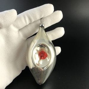 Набор советских ёлочных игрушек «Прожектор и сосулька», СССР, 1970 гг 002047 - фото 23977