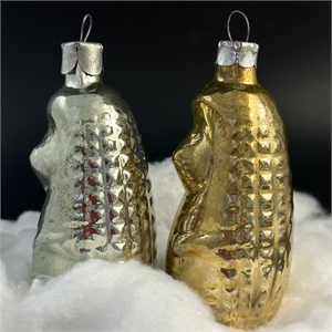 Набор советских ёлочных игрушек «Ёжик», СССР, 1980 гг 002065