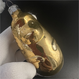 Набор советских ёлочных игрушек «Ёжик», СССР, 1980 гг 002065