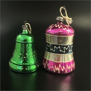 Набор советских ёлочных игрушек «Колокольчик», СССР, 1950-60 гг 002066