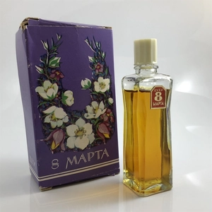 Духи «8 марта», 30 мл, Новая Заря, СССР, 1982-й г. 000681
