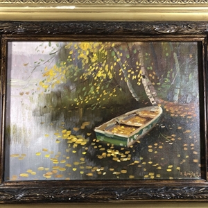 Золото осени. Дроздов Андрей Юрьевич. Холст, масло, Россия, 2006 г. 000283 - фото 4556