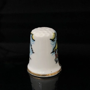 Коллекционный наперсток ISLE of WIGHT, фарфор, Англия, 1970-1980-е гг. 001462