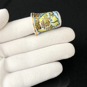 Коллекционный наперсток ISLE of WIGHT, фарфор, Англия, 1970-1980-е гг. 001462 - фото 6503