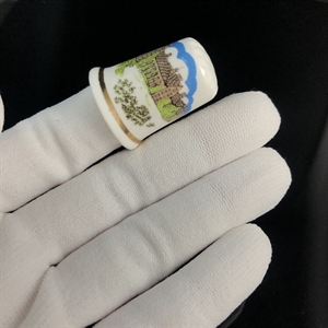 Коллекционный наперсток, фарфор, Англия, 1970-1980-е гг. 001469 - фото 6516