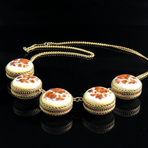 Колье «Цветы», ростовская финифть, СССР, 1980-е гг. 001489 - фото 6539 Колье «Цветы», ростовская финифть, СССР, 1980-е гг. 001489 - фото 6539