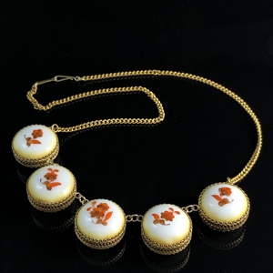 Колье «Цветы», ростовская финифть, СССР, 1980-е гг. 001489 - фото 6540 Колье «Цветы», ростовская финифть, СССР, 1980-е гг. 001489 - фото 6540