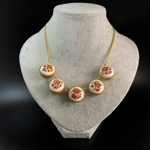 Колье «Цветы», ростовская финифть, СССР, 1980-е гг. 001489 - фото 6542 Колье «Цветы», ростовская финифть, СССР, 1980-е гг. 001489 - фото 6542