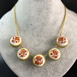 Колье «Цветы», ростовская финифть, СССР, 1980-е гг. 001489 - фото 6543 Колье «Цветы», ростовская финифть, СССР, 1980-е гг. 001489 - фото 6543