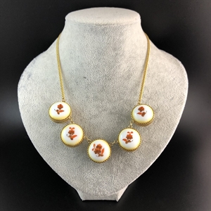 Колье «Цветы», ростовская финифть, СССР, 1980-е гг. 001489 - фото 6544 Колье «Цветы», ростовская финифть, СССР, 1980-е гг. 001489 - фото 6544