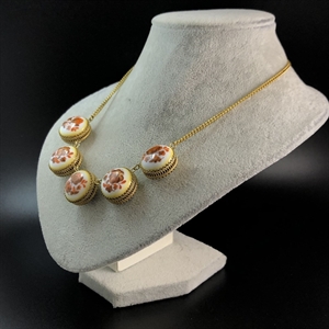 Колье «Цветы», ростовская финифть, СССР, 1980-е гг. 001489 - фото 6545 Колье «Цветы», ростовская финифть, СССР, 1980-е гг. 001489 - фото 6545