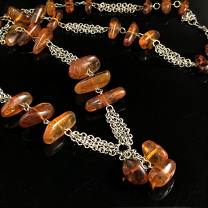 Колье из природного балтийского янтаря, СССР, 1980-е гг. 001243 - фото 6601