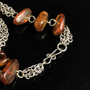 Колье из природного балтийского янтаря, СССР, 1980-е гг. 001243 - фото 6604