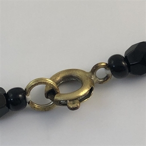 Короткие чешские бусы из гранёного стекла, 40 см, 1970-е гг. 001695 - фото 6805