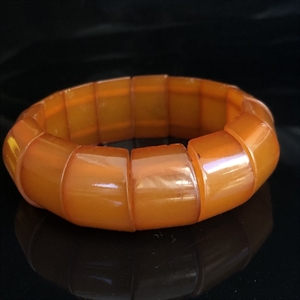 Браслет из прессованного Балтийского янтаря , Калининград, СССР, 1980-е гг. 001267 - фото 757