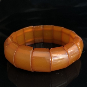 Браслет из прессованного Балтийского янтаря , Калининград, СССР, 1980-е гг. 001267 - фото 758