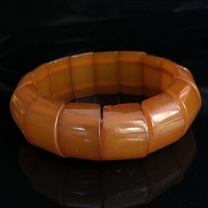 Браслет из прессованного Балтийского янтаря , Калининград, СССР, 1980-е гг. 001267 - фото 759