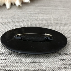 Лаковая брошь-миниатюра «Рябинушка», СССР, Мстёра, 1980-90 гг. 001342 - фото 7739