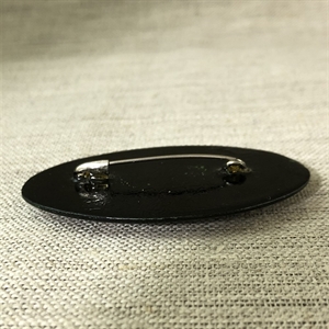 Лаковая брошь-миниатюра «Татьяна», СССР, Мстера, 1980-90 гг. 001171 - фото 7776